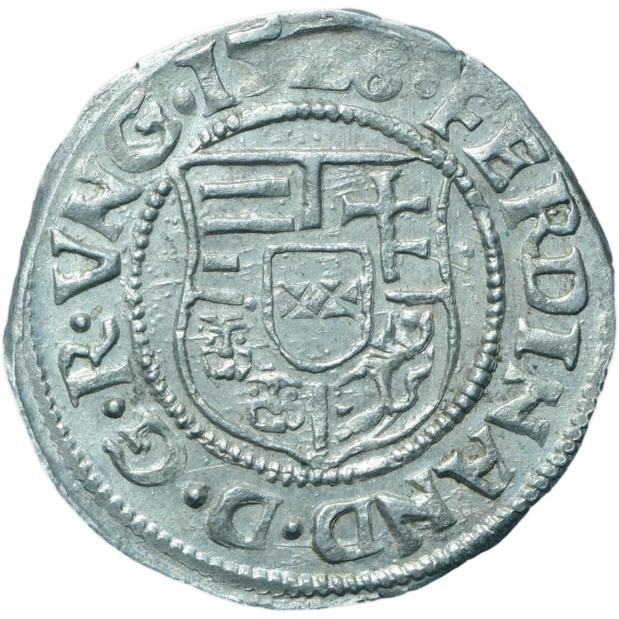 1 Denár Ferdinand I. 1528 Kremnica (KB)