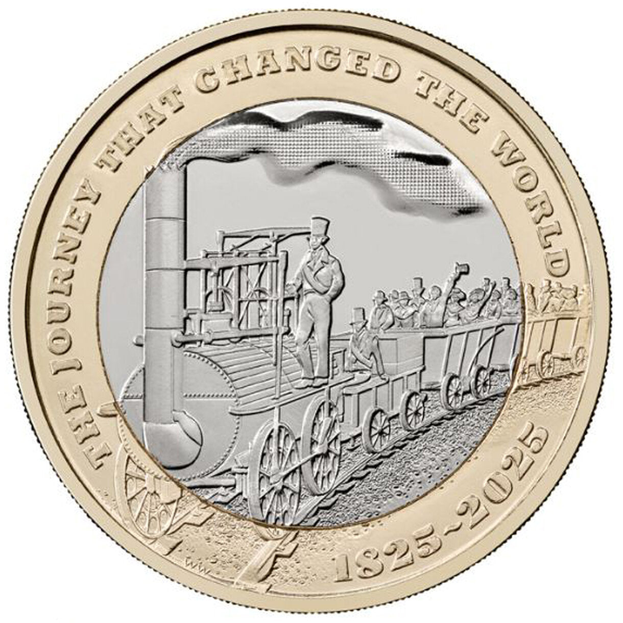 2 Pounds Veľká Británia 2025 - Železnice