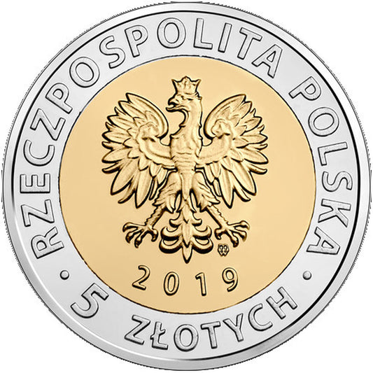 5 Zloty Poľsko 2019 - Kopiec Wyzwolenia