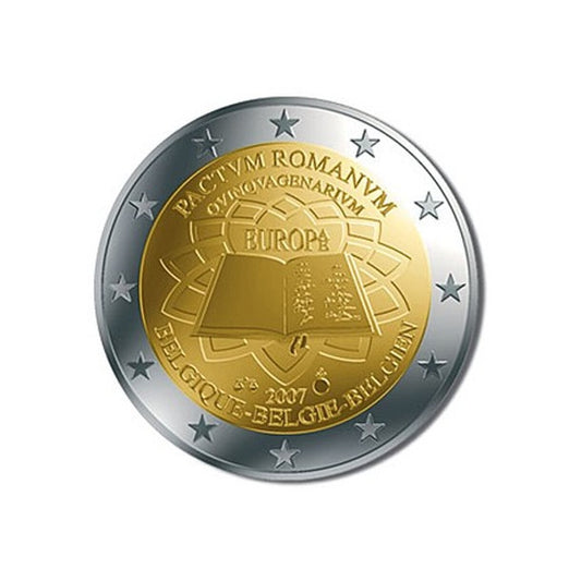 2 EURO Belgicko 2007 - Rímska zmluva
