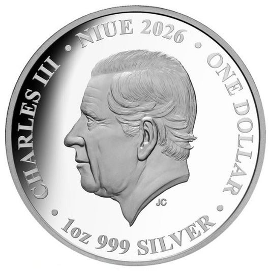 1 Dollar Niue 2026 - Rok Koňa - Proof