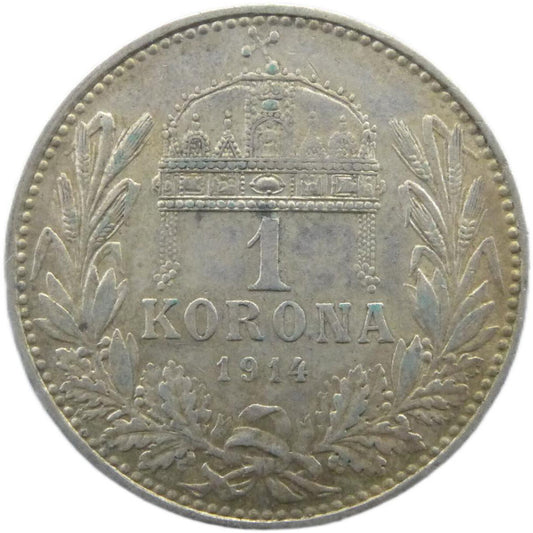 1 Koruna František Jozef I. 1914 KB