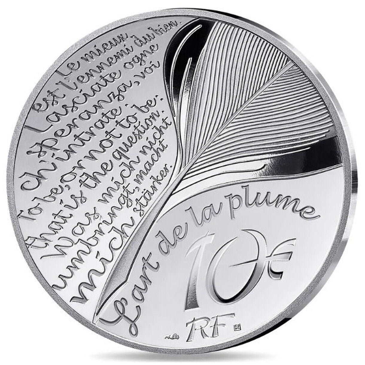 10 Euro Francúzsko 2025 - Cesta do stredu Zeme - Proof