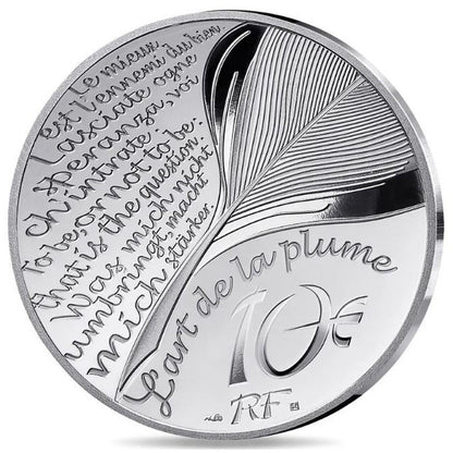10 Euro Francúzsko 2025 - Cesta do stredu Zeme - Proof