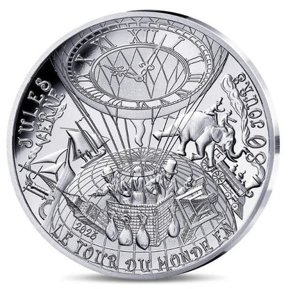 10 Euro Francúzsko 2025 - Okolo sveta za 80 dní - Proof