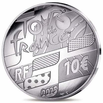 10 Euro Francúzsko 2025 - Tour de France - Proof