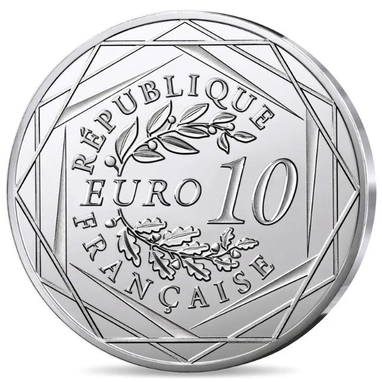 10 Euro Francúzsko 2025 - Wonder Woman Logo - kolorovaná