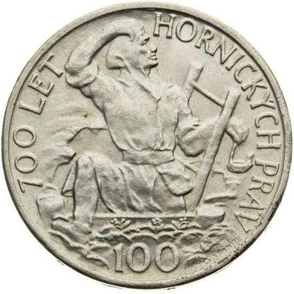 100 Kčs Československo 1949 - Hornické práva
