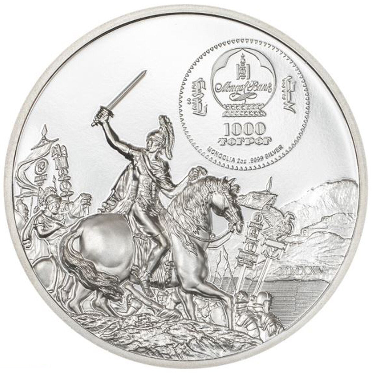 1000 Togrog Mongolsko 2025 - Brutus vs. Caesar - Proof