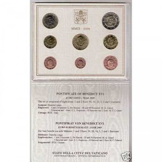 Oficiálna sada Euro mincí Vatikán 2009