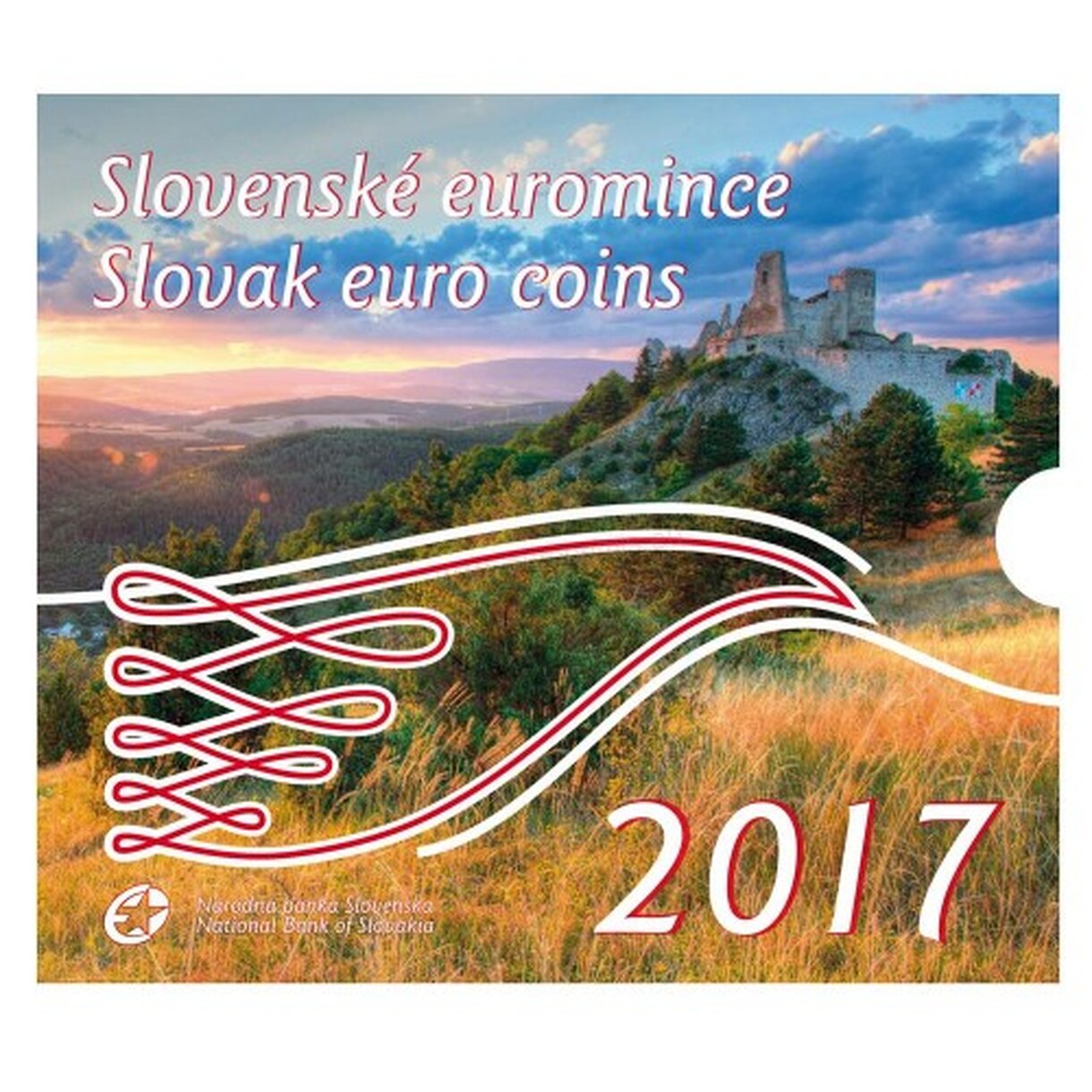 Sada obehových EURO mincí SR 2017 - Slovenské euromince