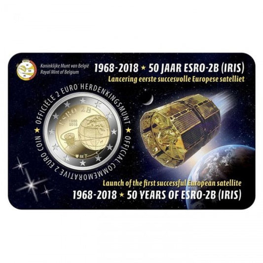 2 EURO Belgicko 2018 - Satelit ESRO-2B