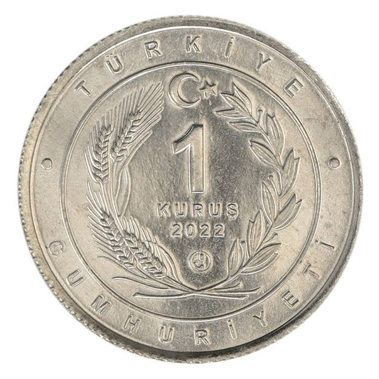 1 Kurus Turecko 2022 - Ázijský lev