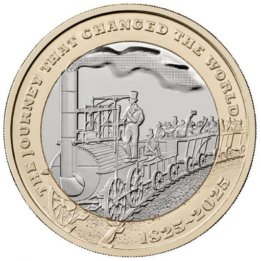 2 Pounds Veľká Británia 2025 - Železnice