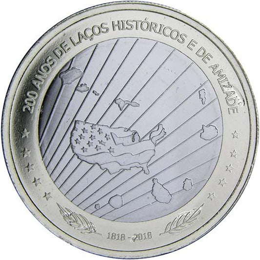 200 Escudos Kapverdy 2018 - Priateľstvo s USA