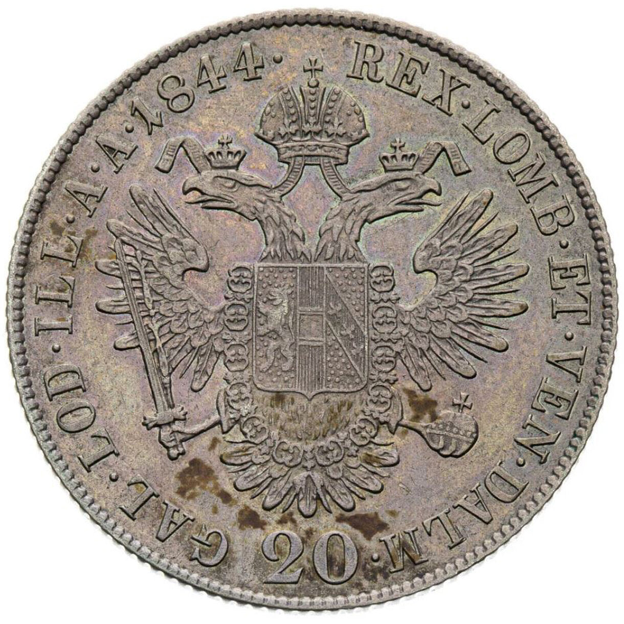 20 Grajciar Ferdinand V. 1844 C