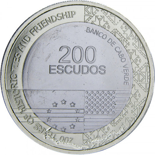 200 Escudos Kapverdy 2018 - Priateľstvo s USA