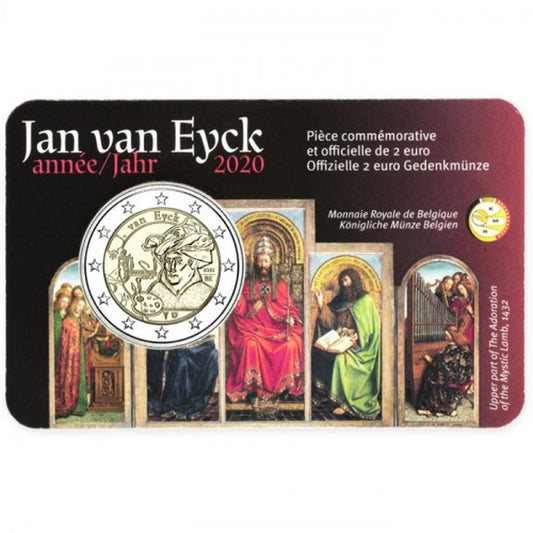 2 EURO Belgicko 2020 - Jan van Eyck