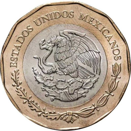 20 Pesos Mexico 2019 - Emiliano Zapata