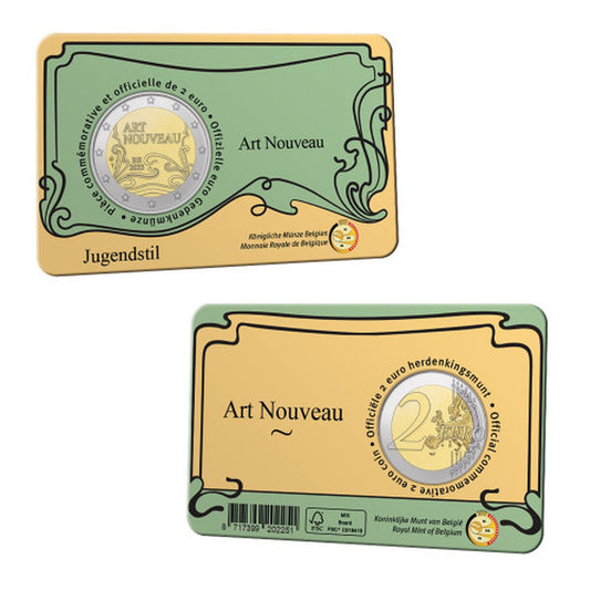2 EURO Belgicko 2023 - Rok secesie