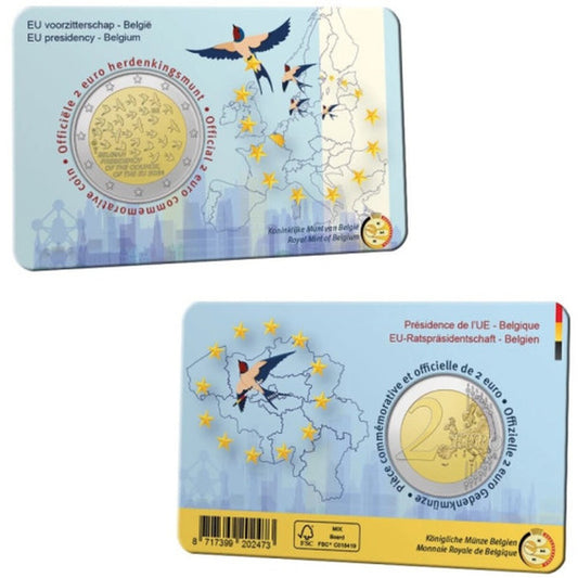 2 EURO Belgicko 2024 - Predsedníctvo EÚ