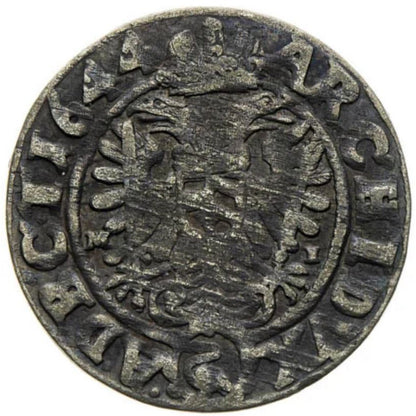3 Grajciar Ferdinand III. 1644 Vratislav (VR)