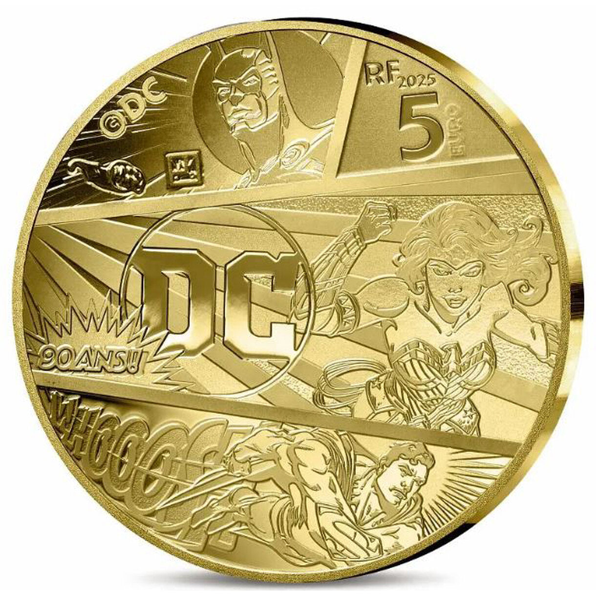 5 Euro Francúzsko 2025 - DC Comics - Proof