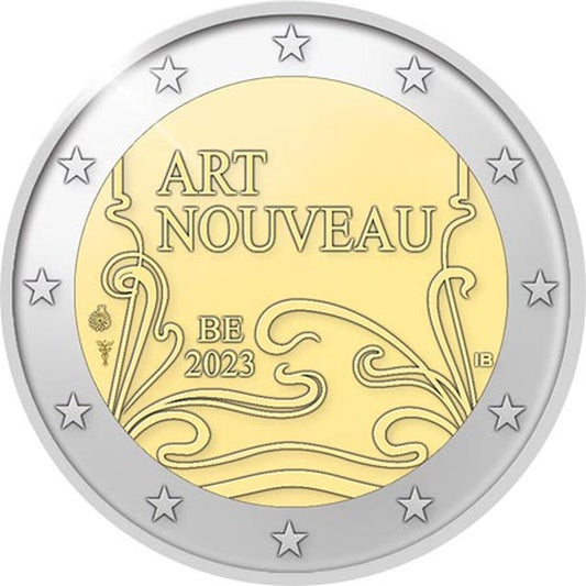 2 EURO Belgicko 2023 - Rok secesie